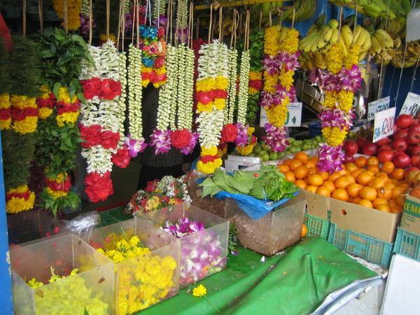 The Flower Garlands at Little India