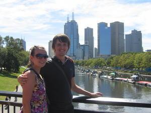 Me and Coll and the Melbourne Sky Line!