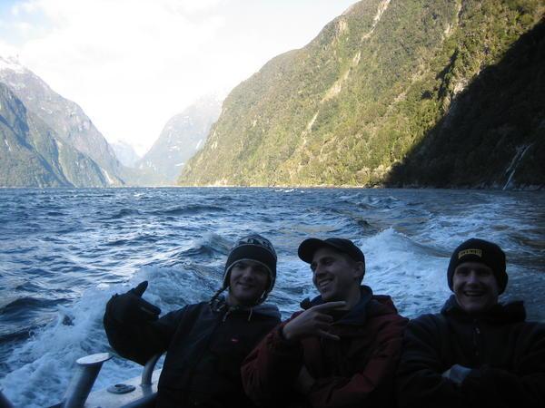 Milford Sound- The Boys on Boat x