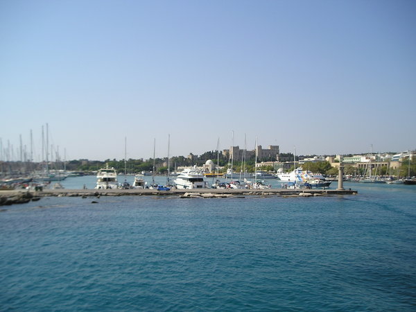 Zamek Joanitów- widok od strony morza
