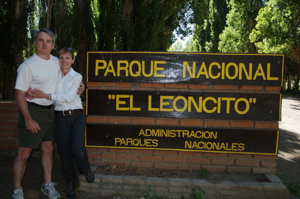 Entree du parc El Leoncito a Barreal