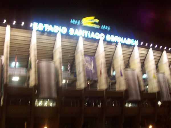 The outside of the stadium