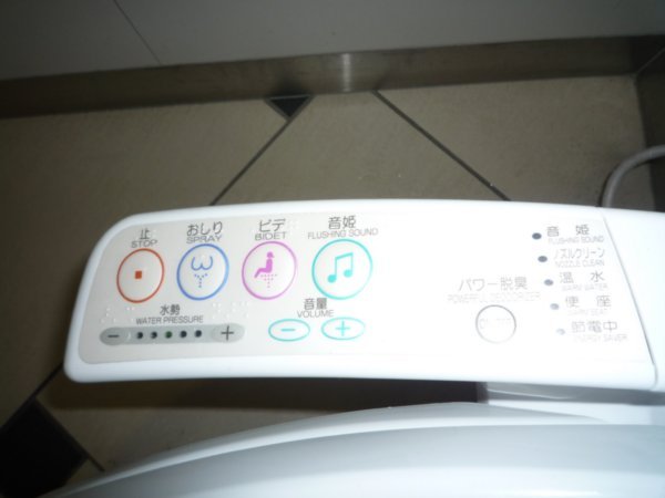 Buttons for toilet