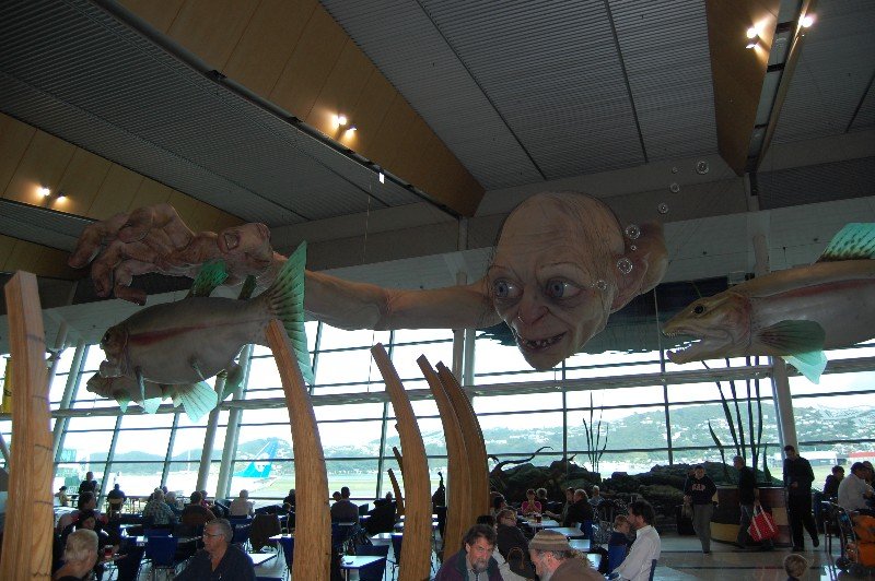 Wellington Airport Gollum