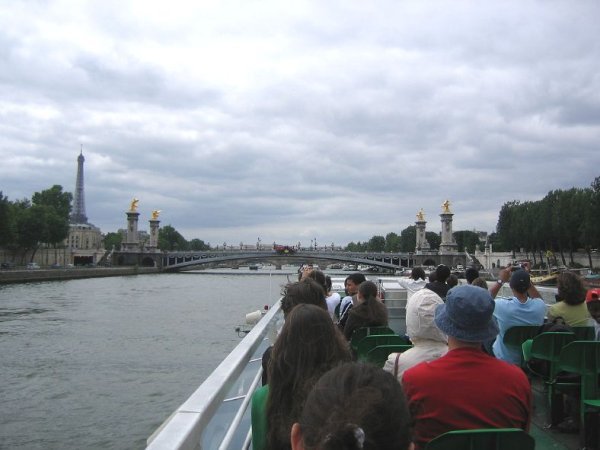 View from Seine Boat Tour