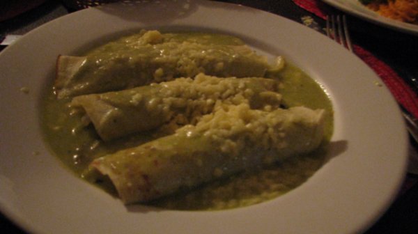 Mexican Crepes at La Lunita