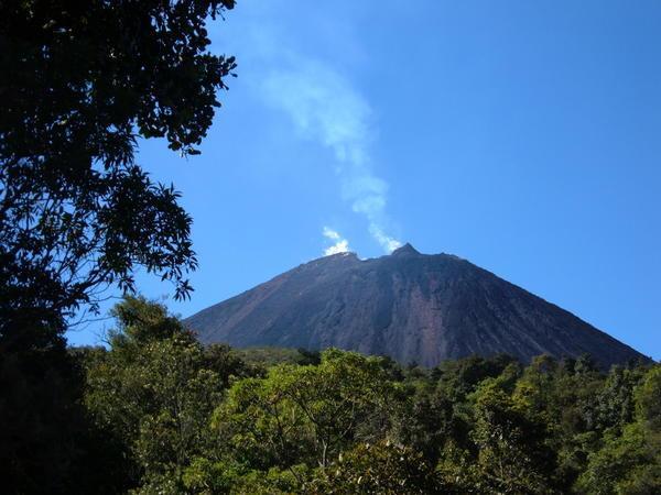 The Volcano during the hike