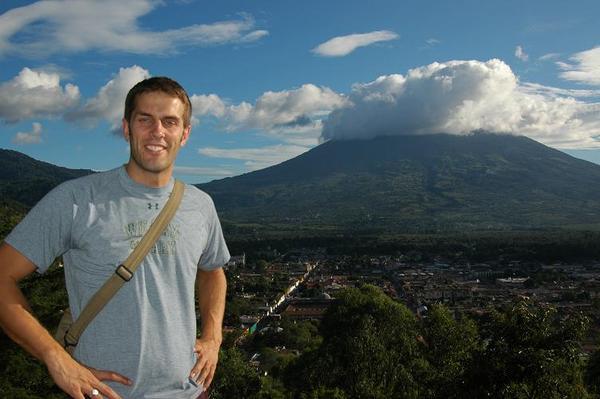 Me and a volcano