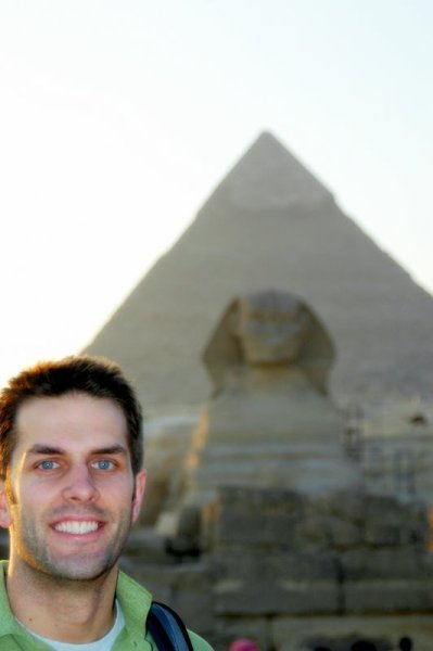 Me with the Pyramid and the Sphynx