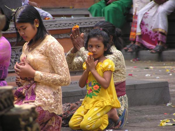 Girl at Temple