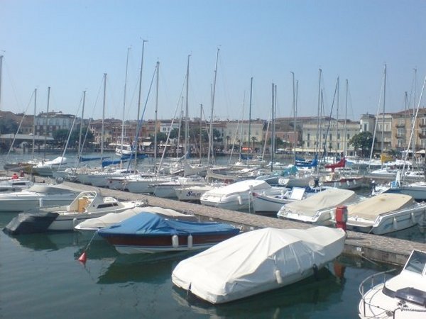 Boats at the port of Desenzano
