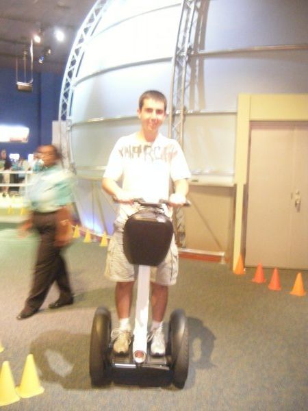 My brother just wouldnt get off the segway!!
