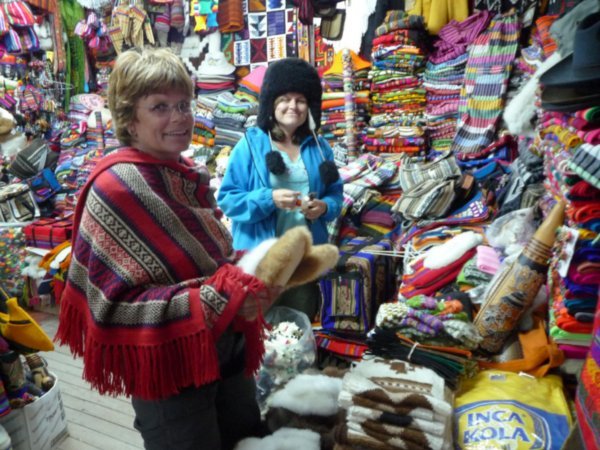 En av de festelige småbutikkene i Puno