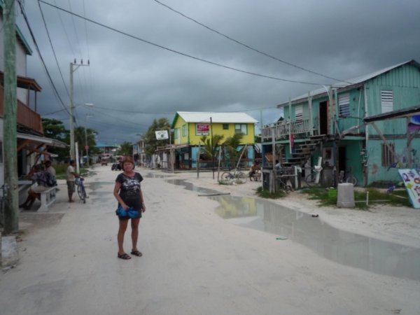 San Pedro (Belize) i et kort opphold mellom regnskurene. Vi ble her bare 1 dag