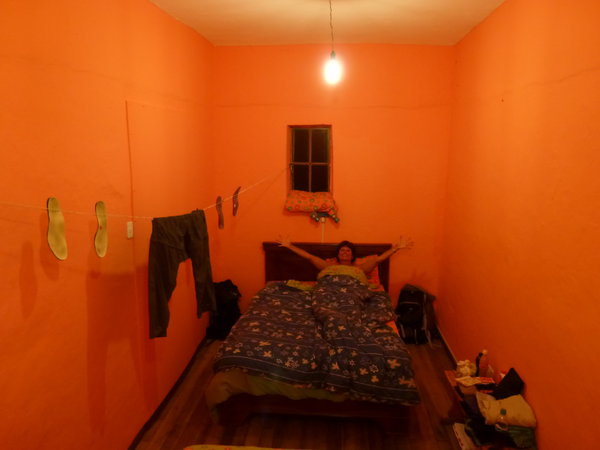 Hostalrommet i Quito, eller er det ei fengselcelle?