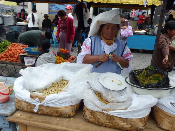 Markedet i Otavalo