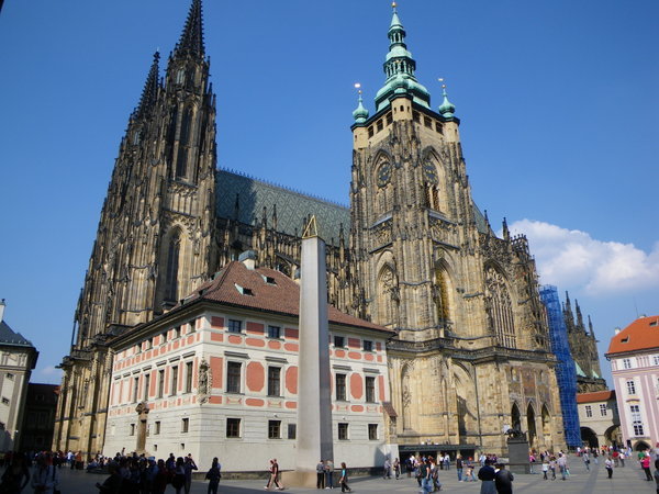 la cathedrale St Guy, au coeur du palais de Prague