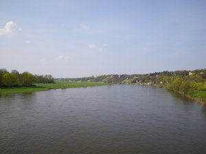 Ballade a velo sur les rives de l'Elbe