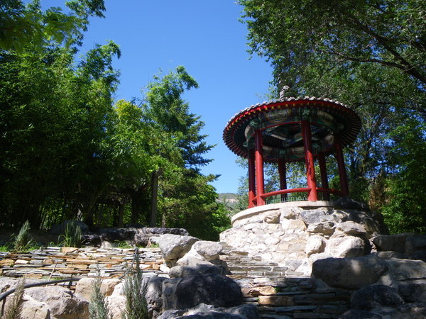 Pavillon au jardin botanique de Pékin