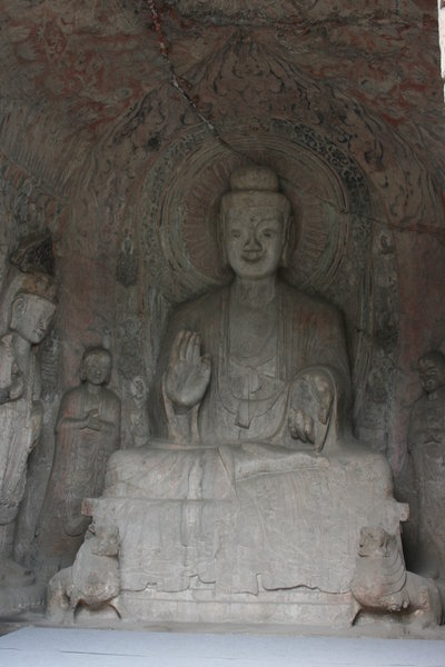 Longmen - Le Bouddha souriant