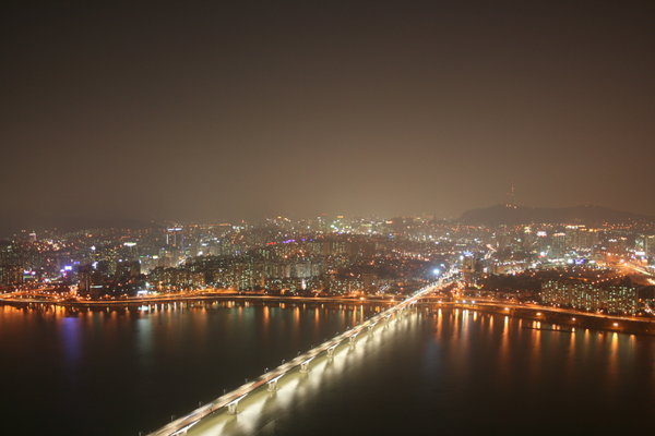 Seoul by night depuis le 63 building