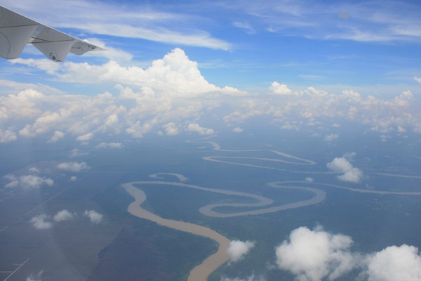 Vol au-dessus du Sarawak