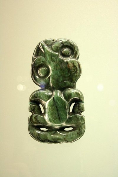Te Papa Museum - Tiki maori en greenstone