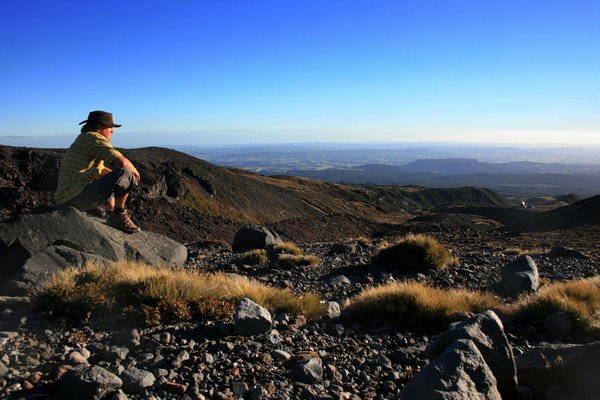 Vue sur les flancs du Mt Ruapehu