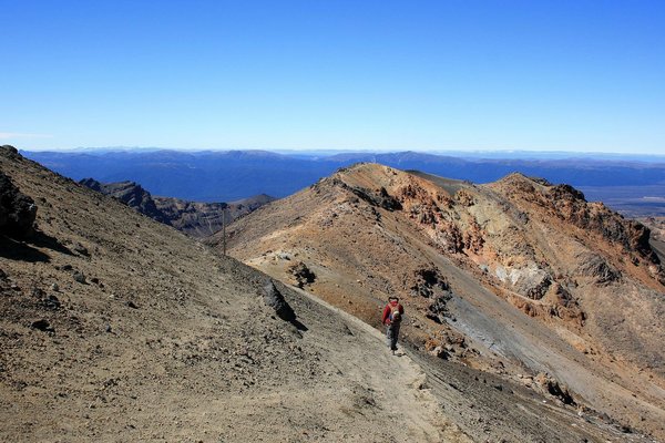 Descente du Tongariro