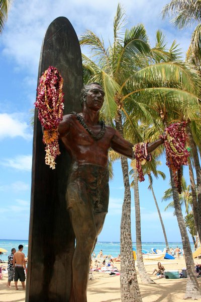 Le Duke, sur Waikiki Beach