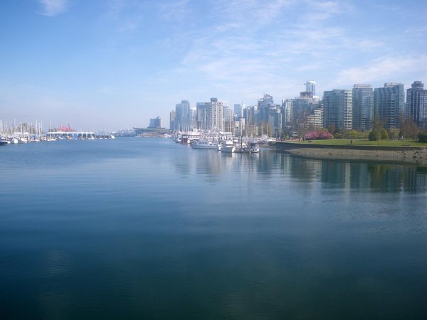 Vancouver Harbour, vu depuis Lost Lagoon
