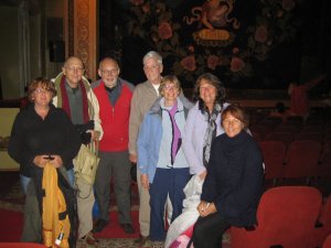 Our group at the Theatre in UB