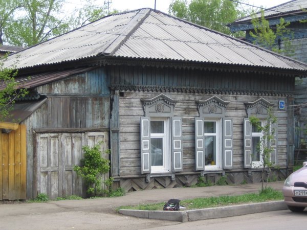 Wooden house in Irkutsk