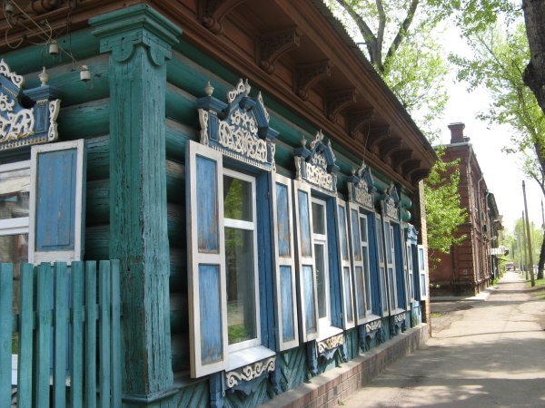 Irkutsk - wooden house 