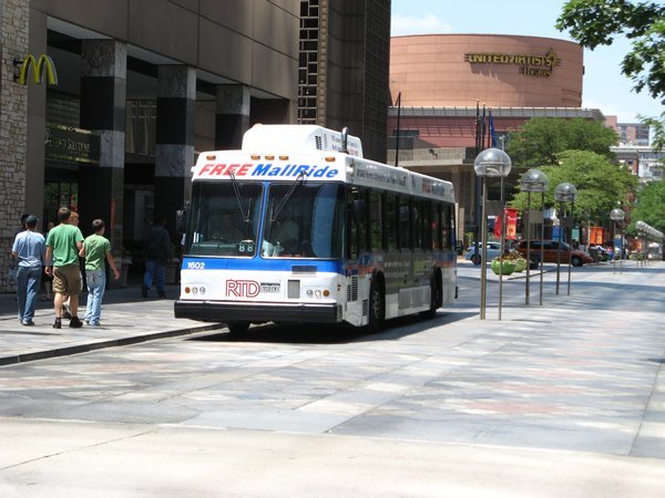 free bus on 16th street mall