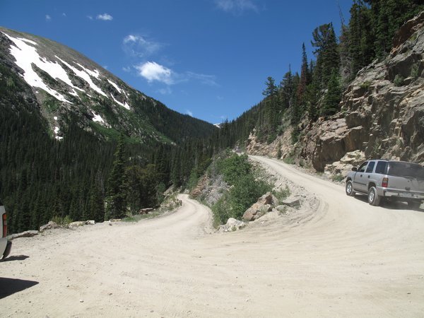 Dirt acces road