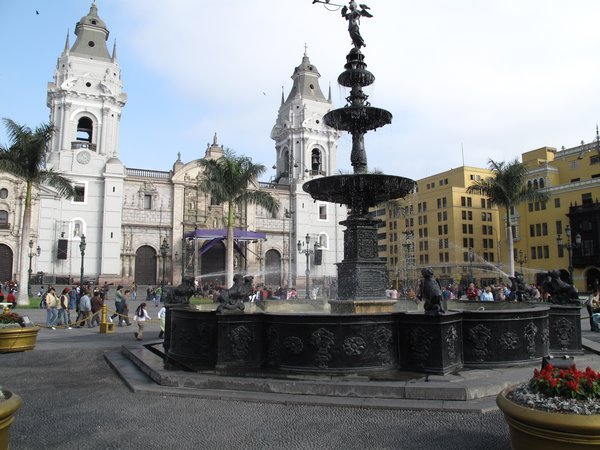 Lima - Plaza mayor and cathedral