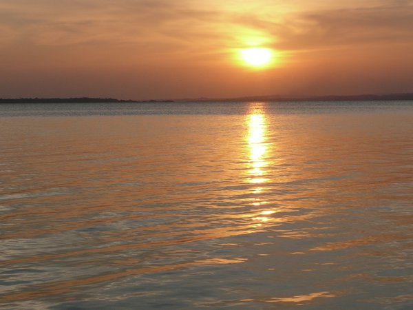 Sunset on Urubu river