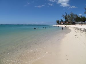 Typical Mauritian beach