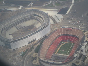 Birds Eye View of Stadiums