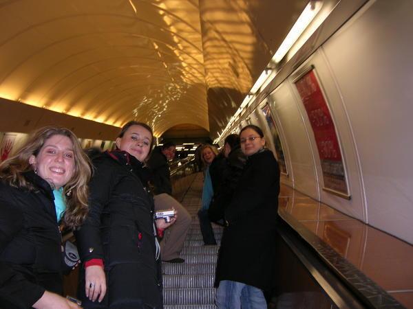 Leaving the Metro