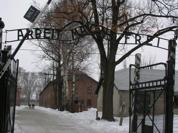 Gate at Auschwitz