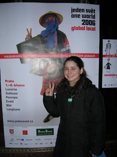 Me with One World Film Festival Poster