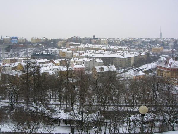 View of Prague form Vyserard
