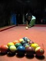 Playing pool is cool