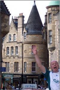 Edinburgh & Random Scottish Guy