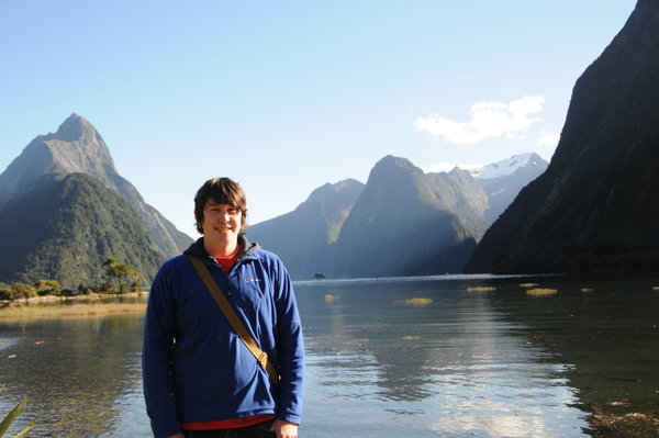 Phil at Milford Sound