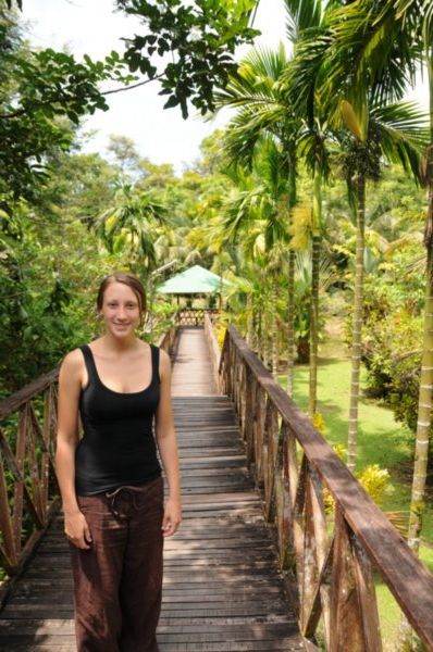 Elly at the Sepliok Jungle Resort