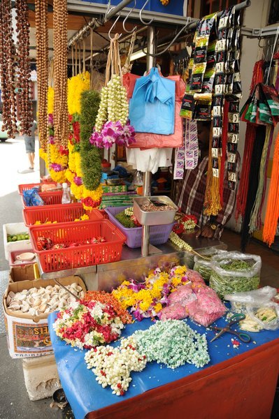 Hindu Flower Garland Making