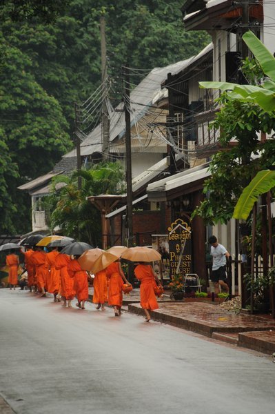 Monks Having Received Alms